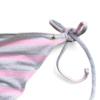 Pink stripe bottom