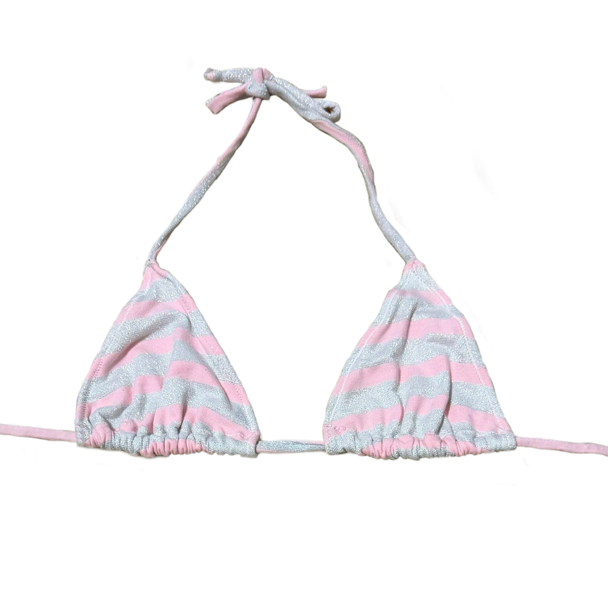 Pink Stripe Triangle Top